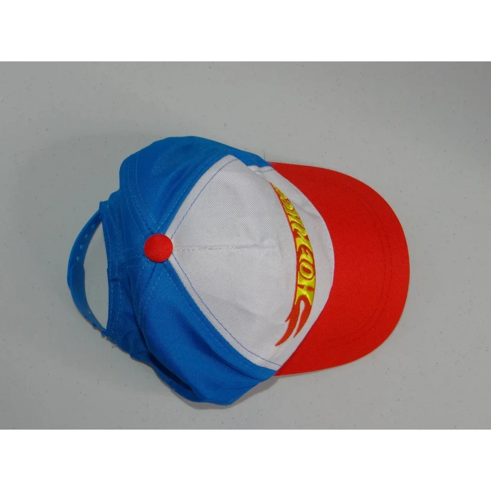 Hot Wheels Monster Trucks Snapback Hat Blue White Red Racing Cap 2024 Mattel